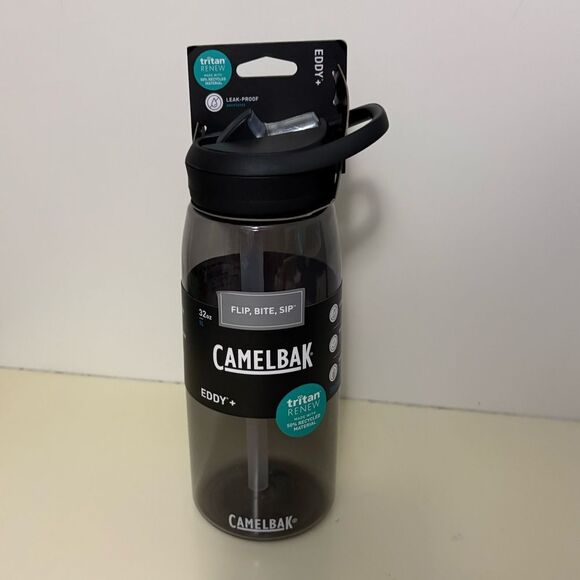 NWT CamelBak eddy+ 32oz Tritan Renew Water Bottle, Gray - Picture 1 of 2
